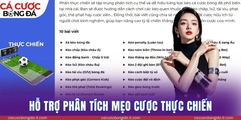 Chuyên mục hỗ trợ phân tích mẹo cược thực chiến