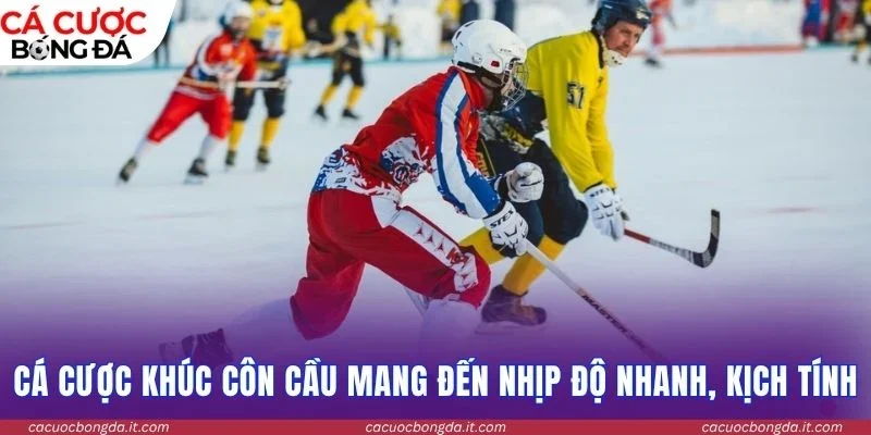 Cá cược khúc côn cầu mang đến nhịp độ nhanh, kịch tính