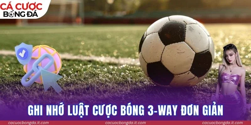 Ghi nhớ luật cược bóng 3-Way đơn giản