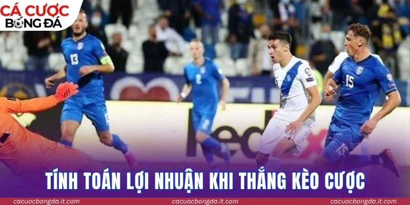Tính toán lợi nhuận khi thắng kèo cược